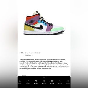 Woman’s Air Jordan 1 Mid Se ‘Lightbulb’